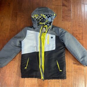 Snow ski jacket Yellow and Gray Jacket